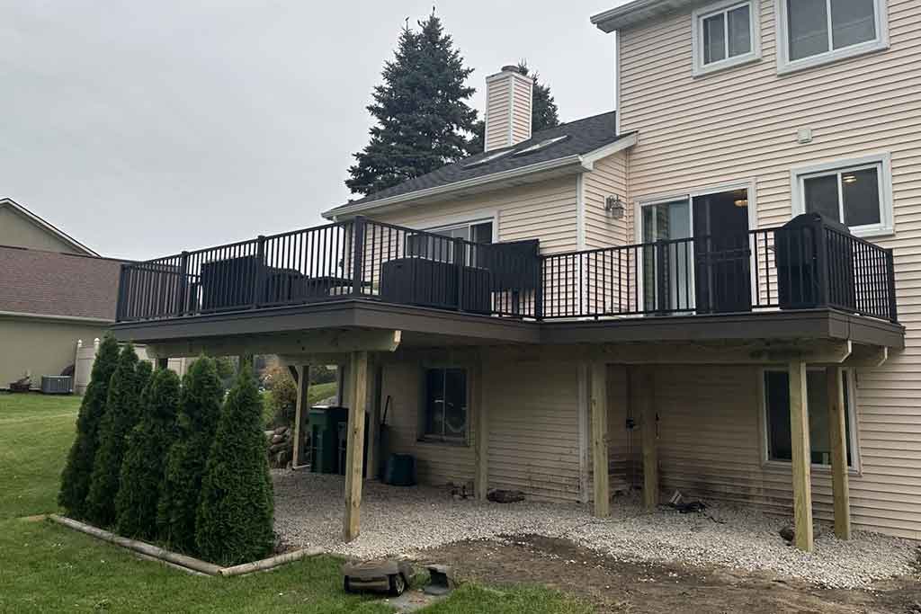Custom Trex Deck Build in Hamburg MI
